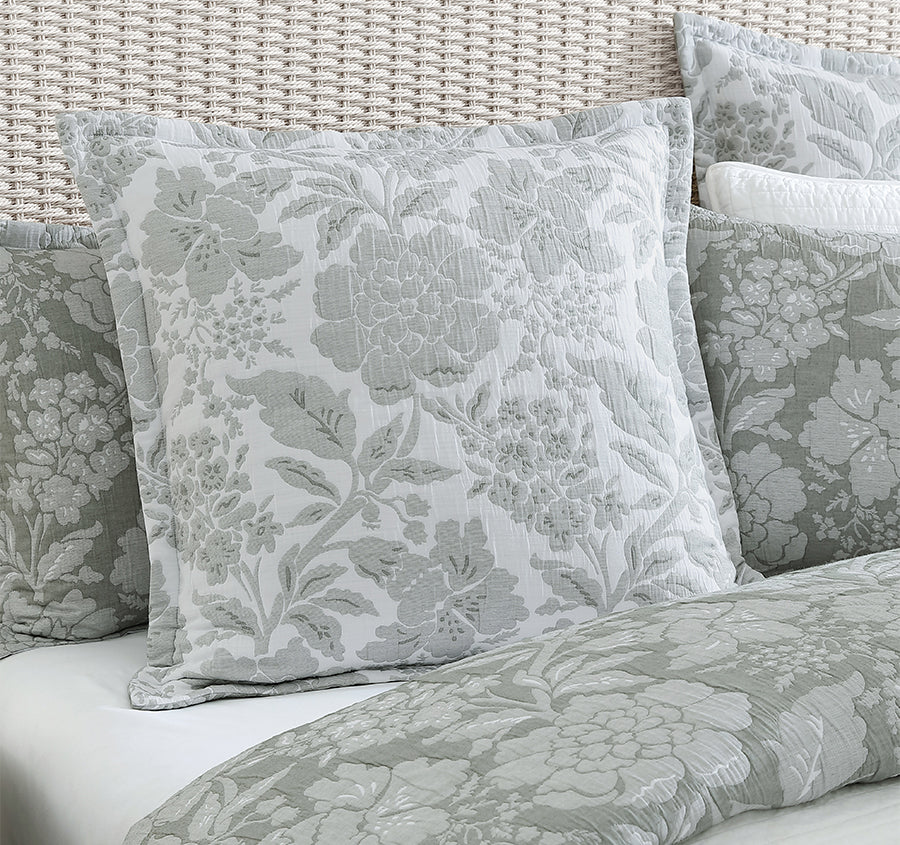 Julieta European Pillowcase Thyme