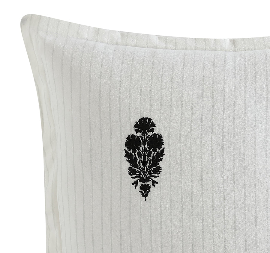 Khari 45x45cm Filled Cushion Charcoal