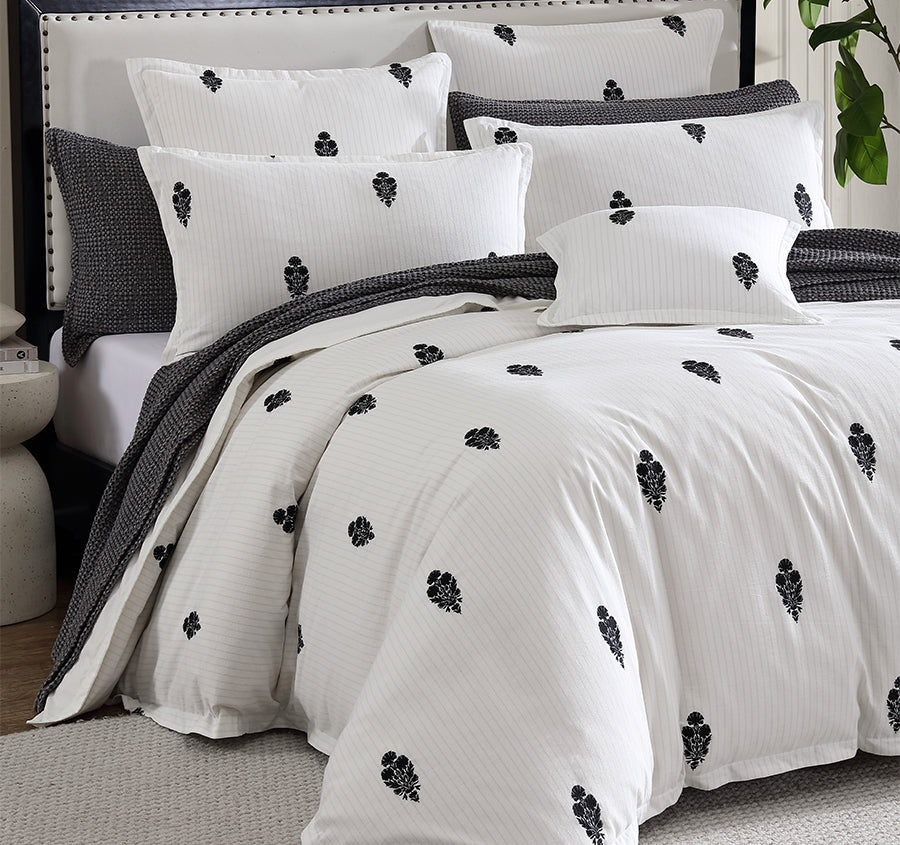 Khari 45x45cm Filled Cushion Charcoal