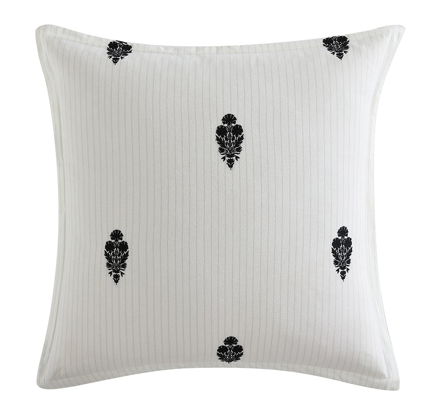 Khari European Pillowcase Charcoal