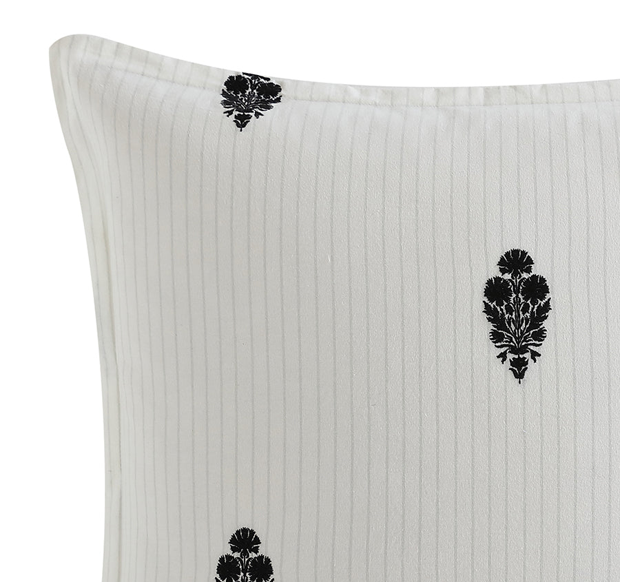 Khari European Pillowcase Charcoal