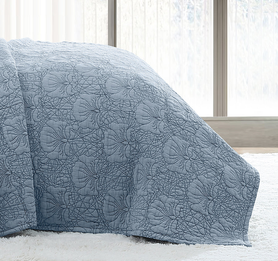 Lilian Bedspread Denim