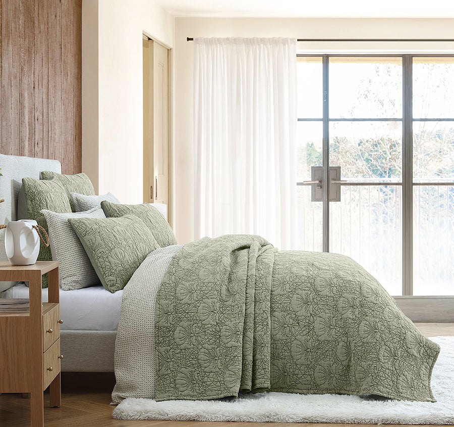 Lilian Bedspread Moss