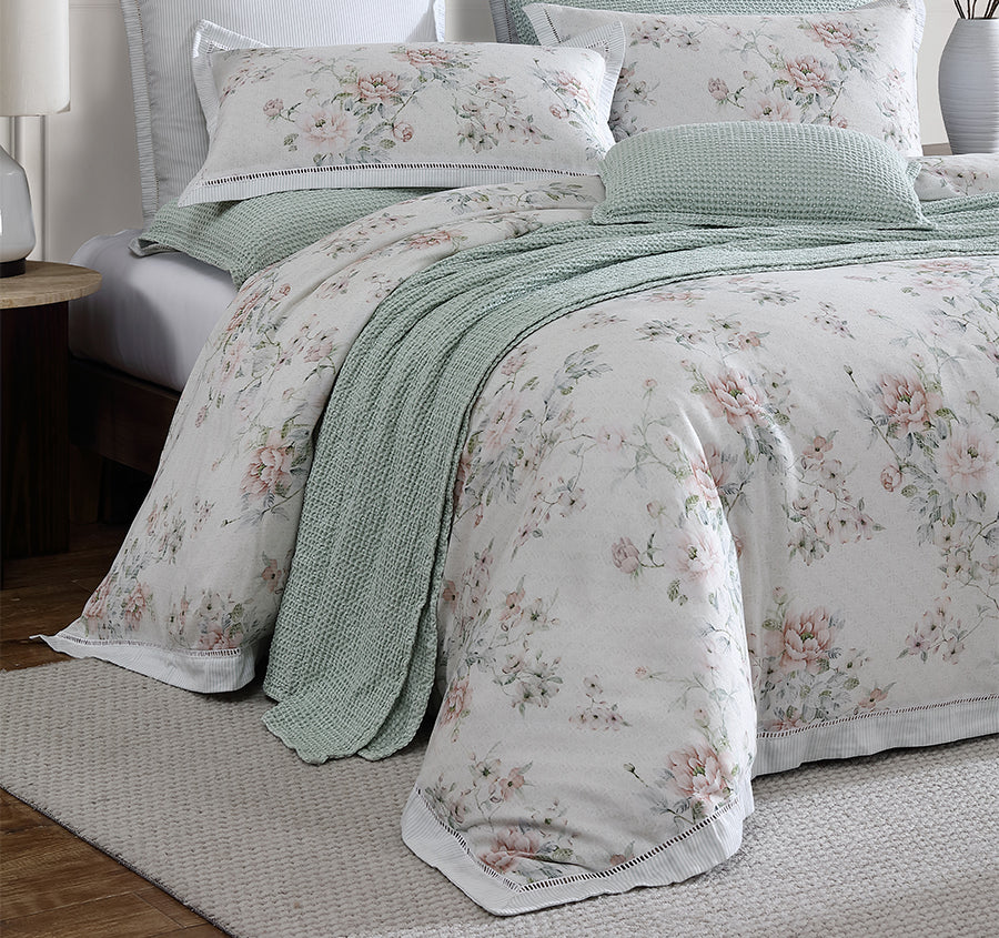 Liyana Quilt Cover Set Range Frost
