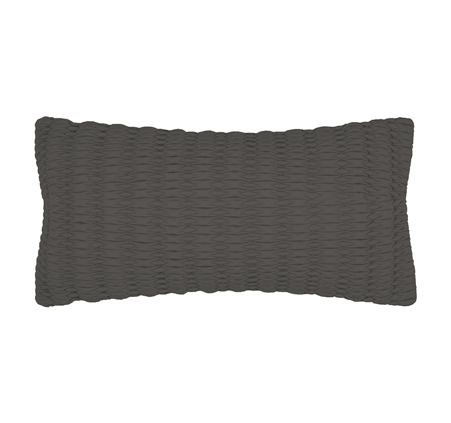 Loxton 30x65cm Filled Cushion Charcoal