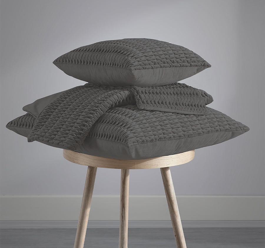 Loxton 30x65cm Filled Cushion Charcoal