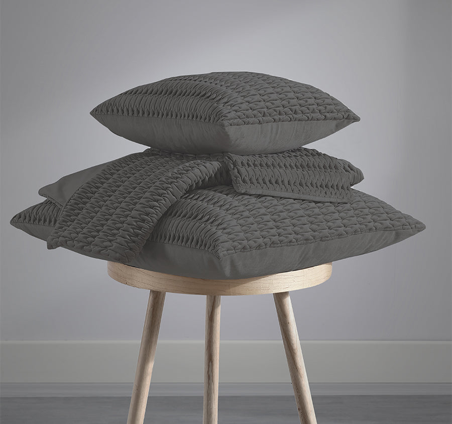 Loxton 45x45cm Filled Cushion Charcoal