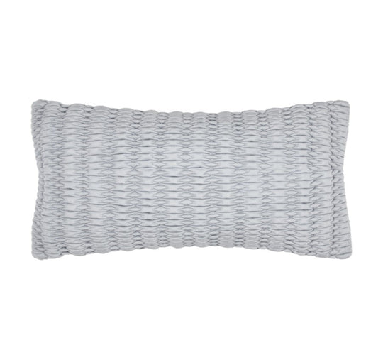 Loxton 30x65cm Filled Cushion Platinum