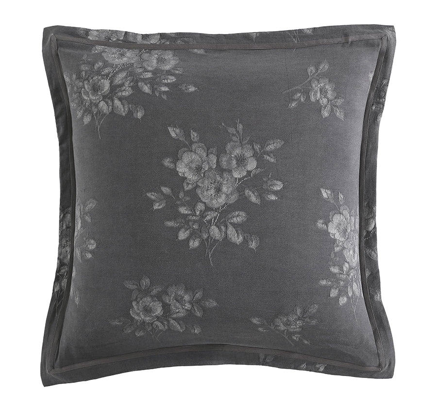 Maisey European Pillowcase Charcoal