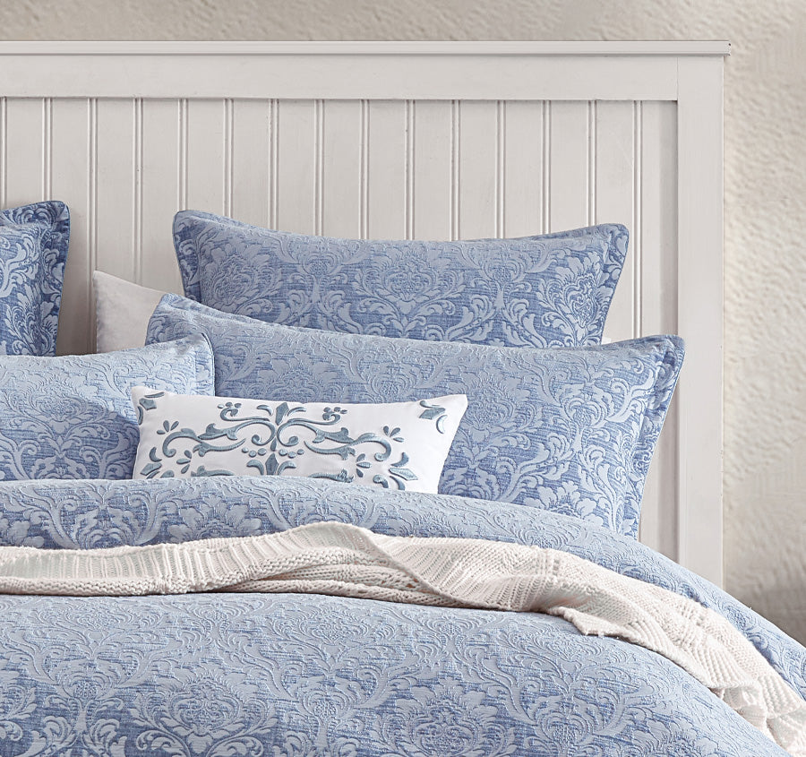 Monterey European Pillowcase Wedgewood