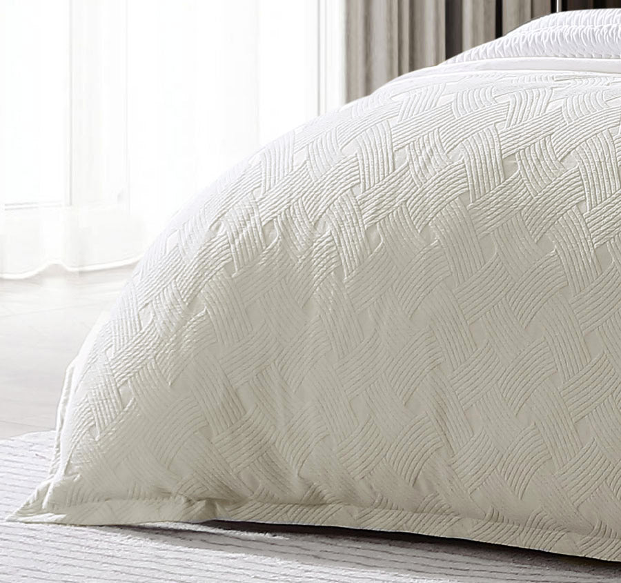 Nara Quilt Cover Set Range Stone