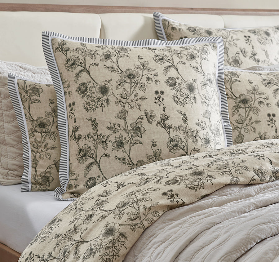 Perpetua European Pillowcase Natural