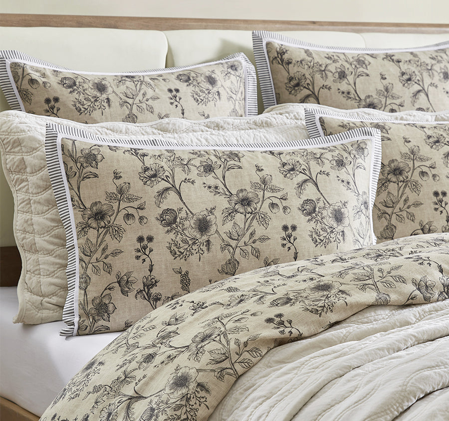 Perpetua Quilt Cover Set Range Natural