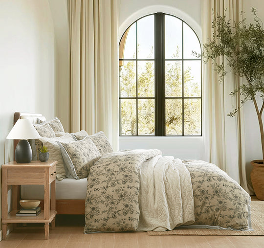Perpetua Quilt Cover Set Range Natural