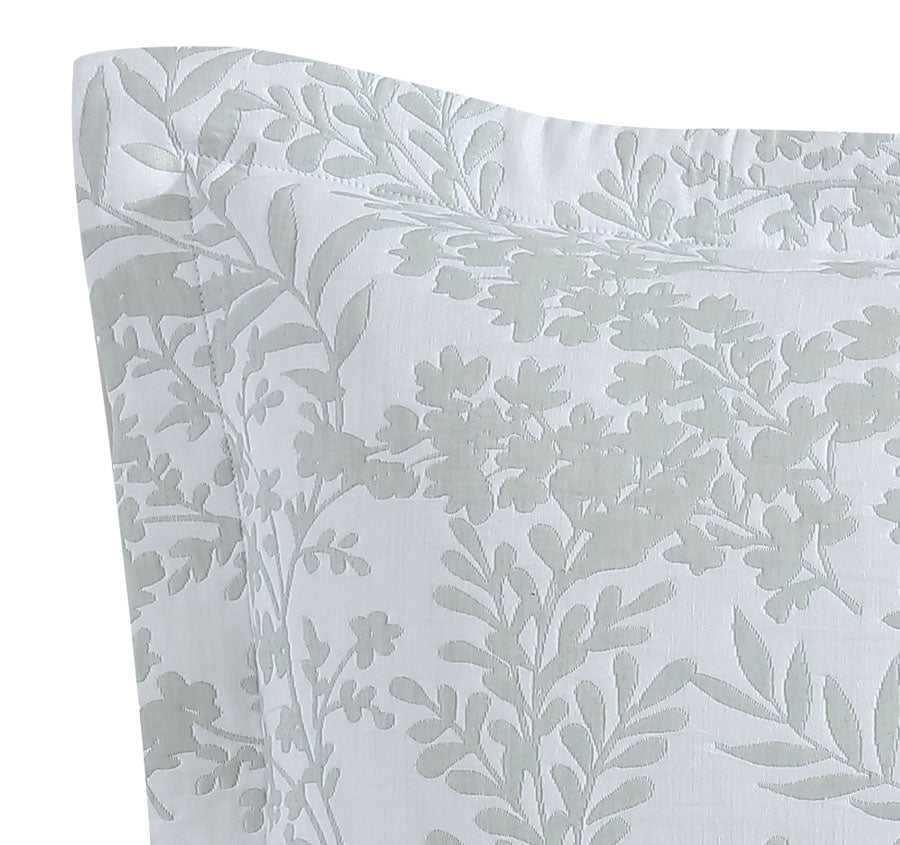 Quinn European Pillowcase Sage Manchester Warehouse
