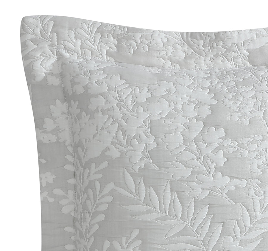 Quinn 45x45cm Filled Cushion Silver