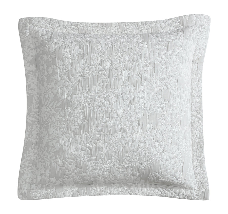 Quinn European Pillowcase Silver