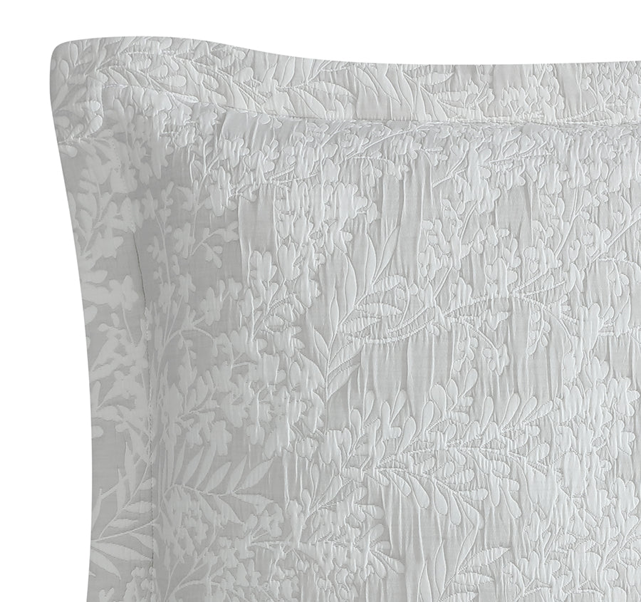 Quinn European Pillowcase Silver