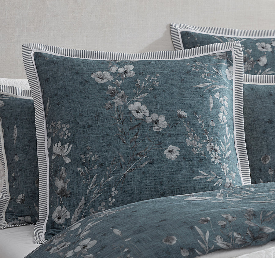 Samaria European Pillowcase Teal