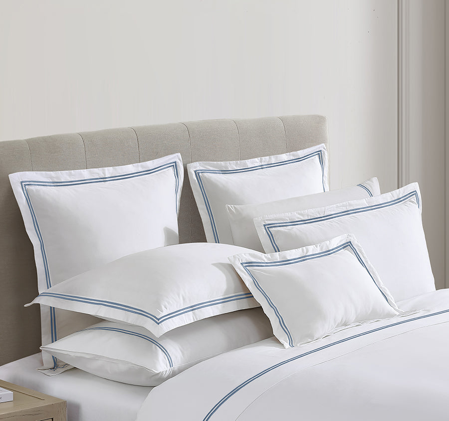 Santiago Quilt Cover Set Range Steel