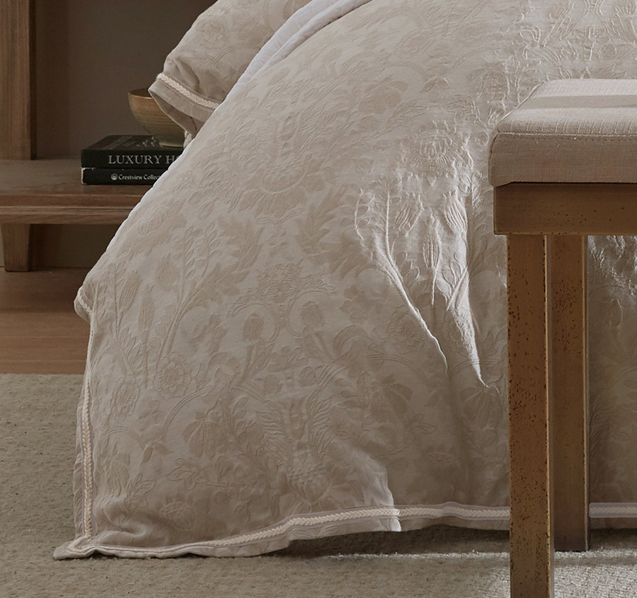 Savanna Quilt Cover Set Range Natural