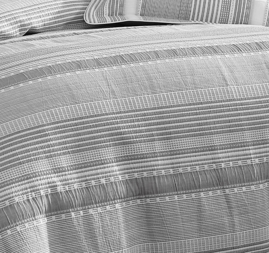 Sinclair Quilt Cover Set Range Silver