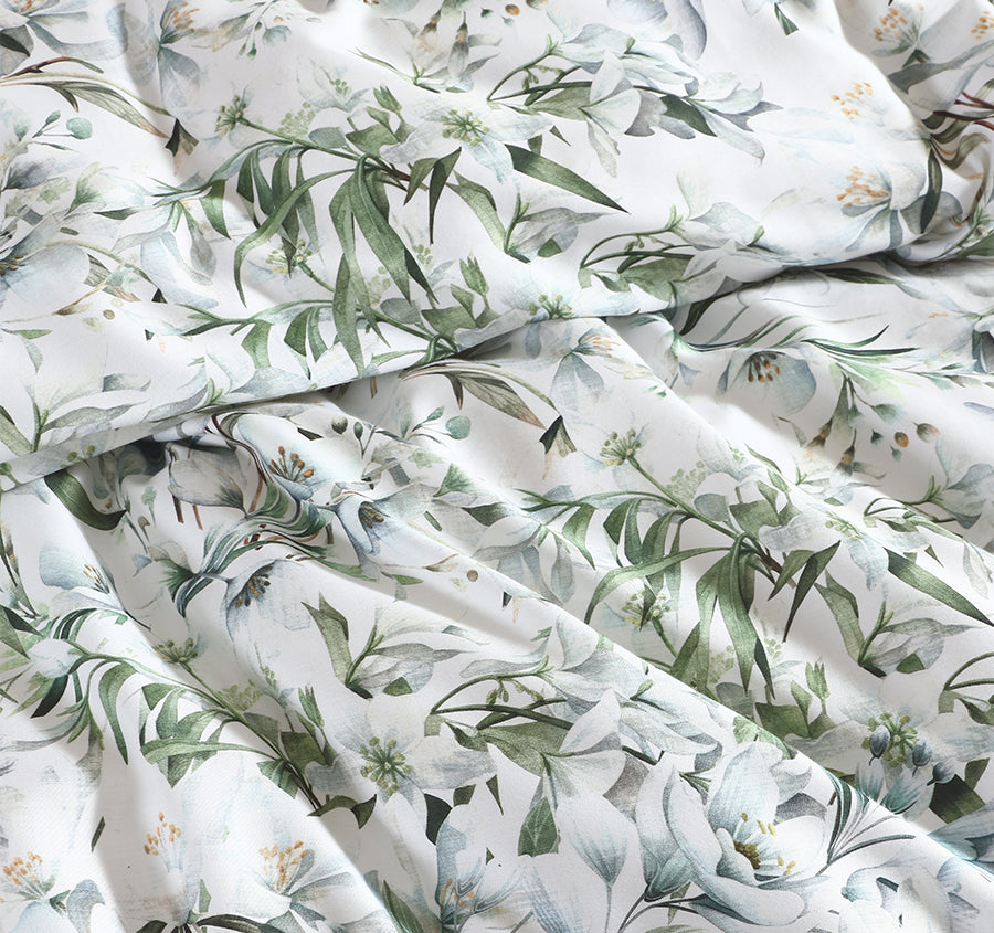 Starlet Quilt Cover Set Range Sage