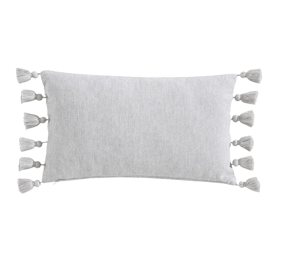 Subi 30x50cm Filled Cushion Grey
