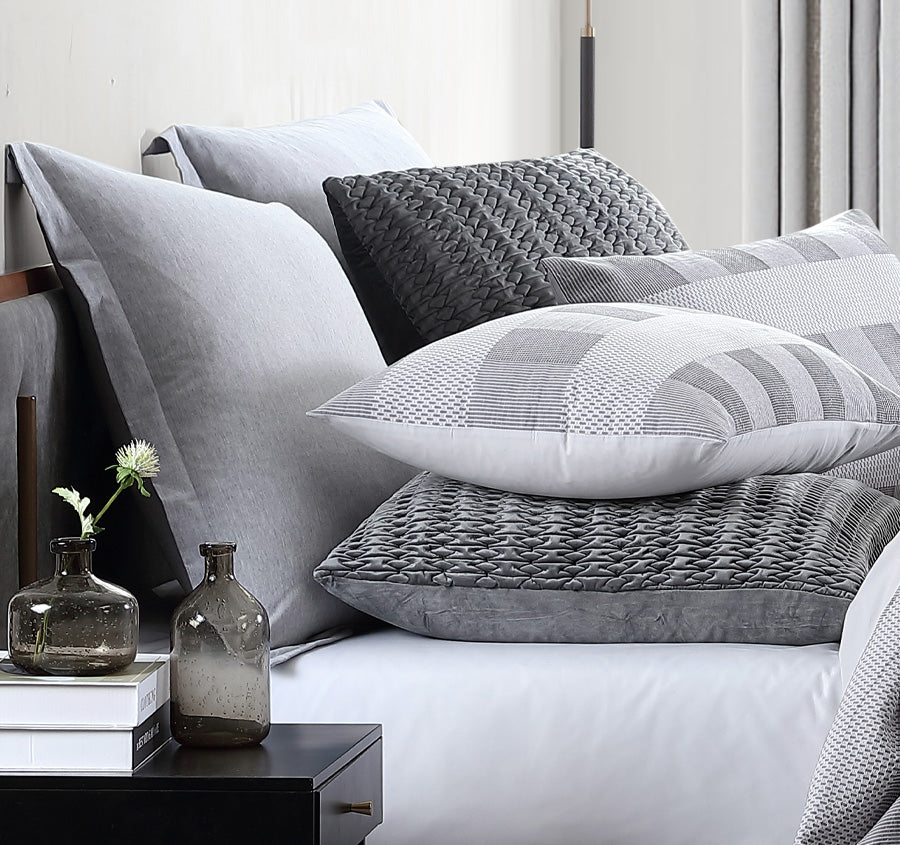 Subi 30x50cm Filled Cushion Grey