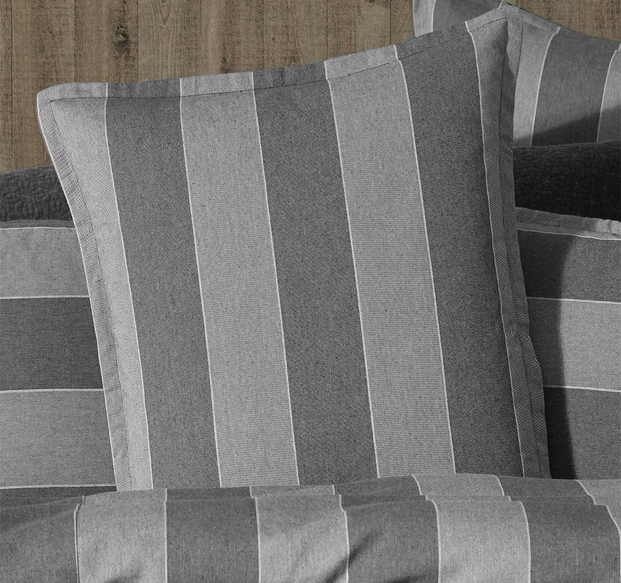 Thatcher European Pillowcase Charcoal