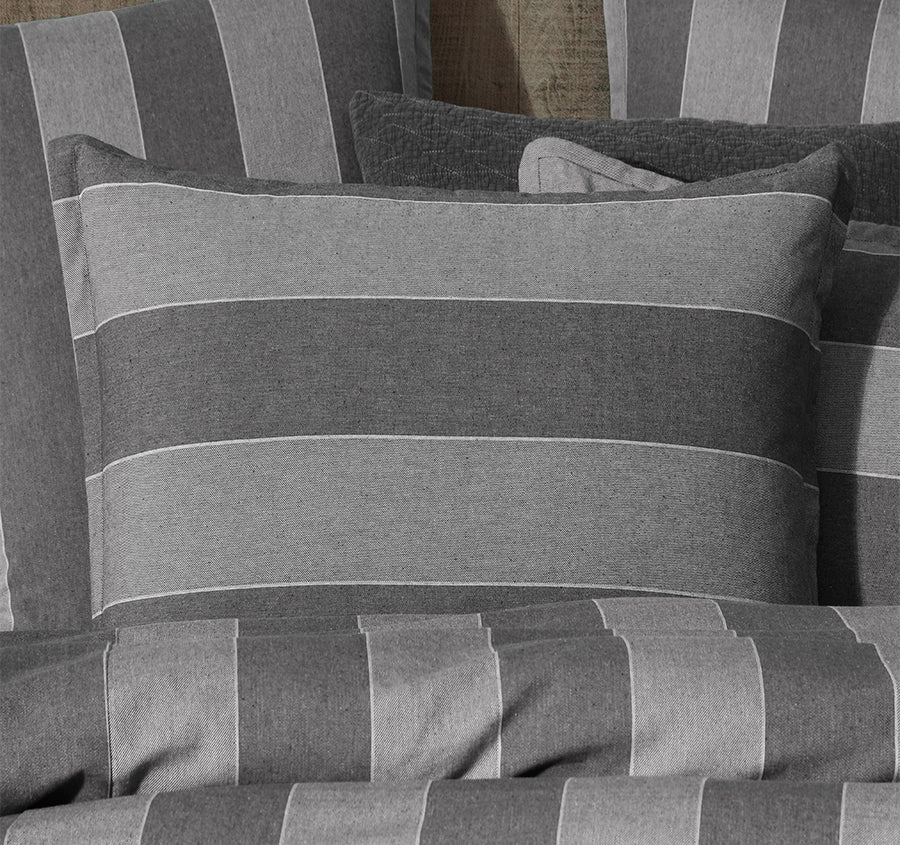 Thatcher Quilt Cover Set Range Charcoal