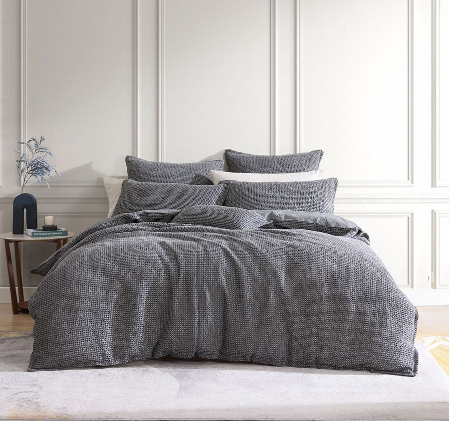 Urban Quilt Cover Set Range Charcoal