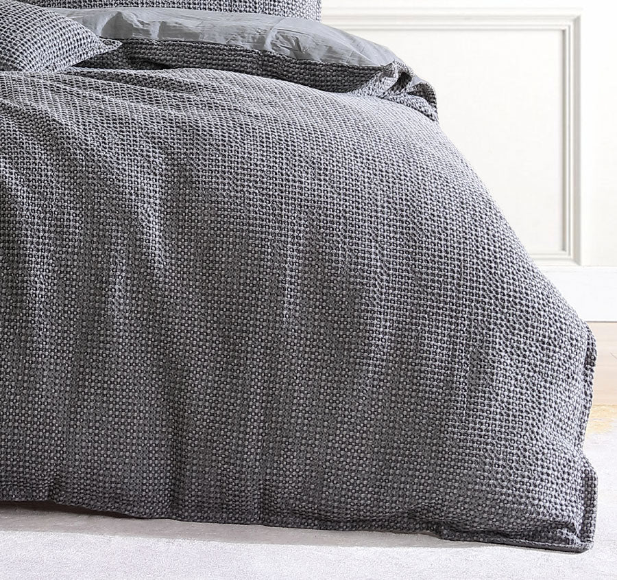 Urban Quilt Cover Set Range Charcoal