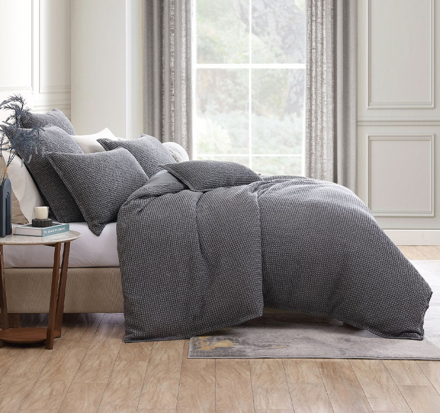 Urban Quilt Cover Set Range Charcoal
