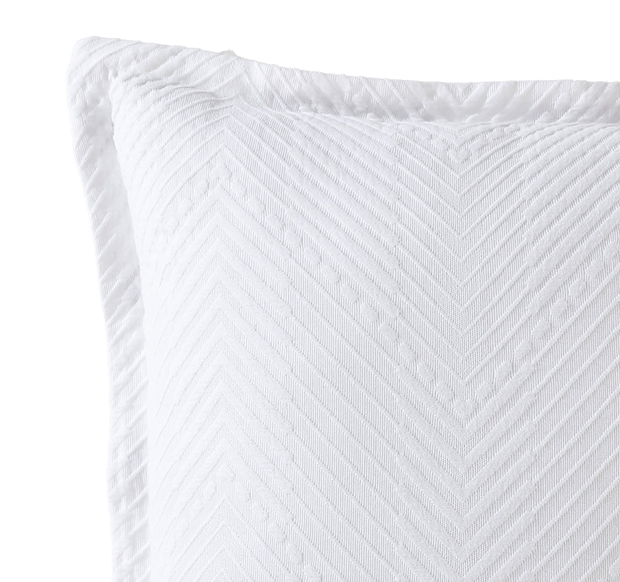 Viva 45x45cm Filled Cushion White