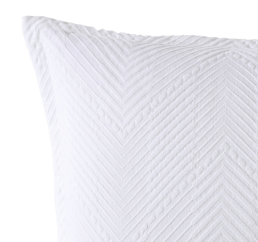 Viva European Pillowcase White
