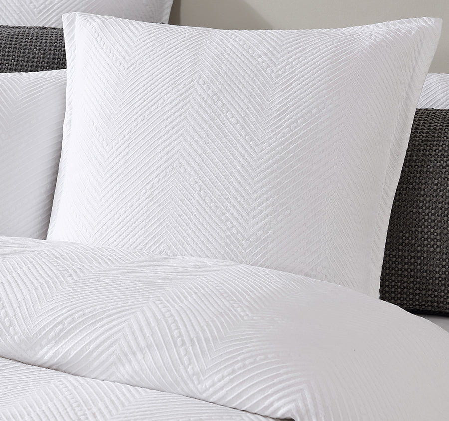Viva European Pillowcase White