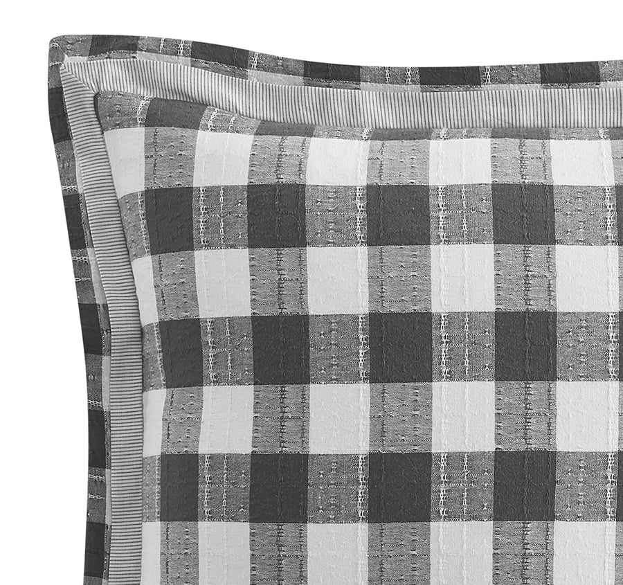 Waverley 45x45cm Filled Cushion Charcoal