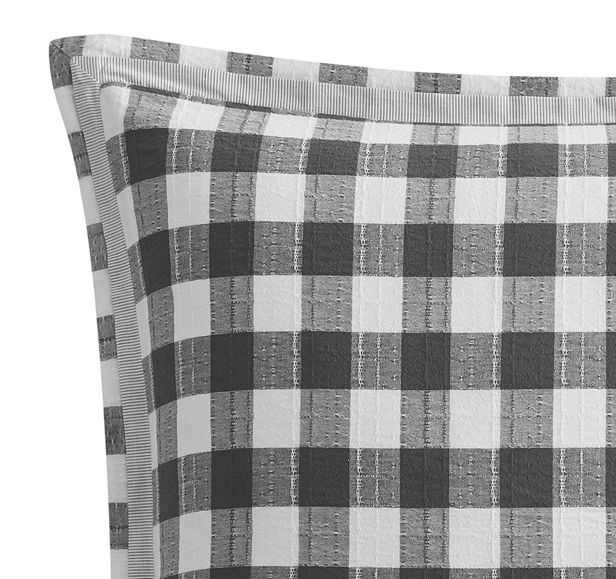 Waverley European Pillowcase Charcoal