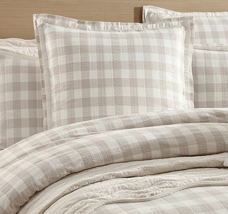 Waverley European Pillowcase Stone