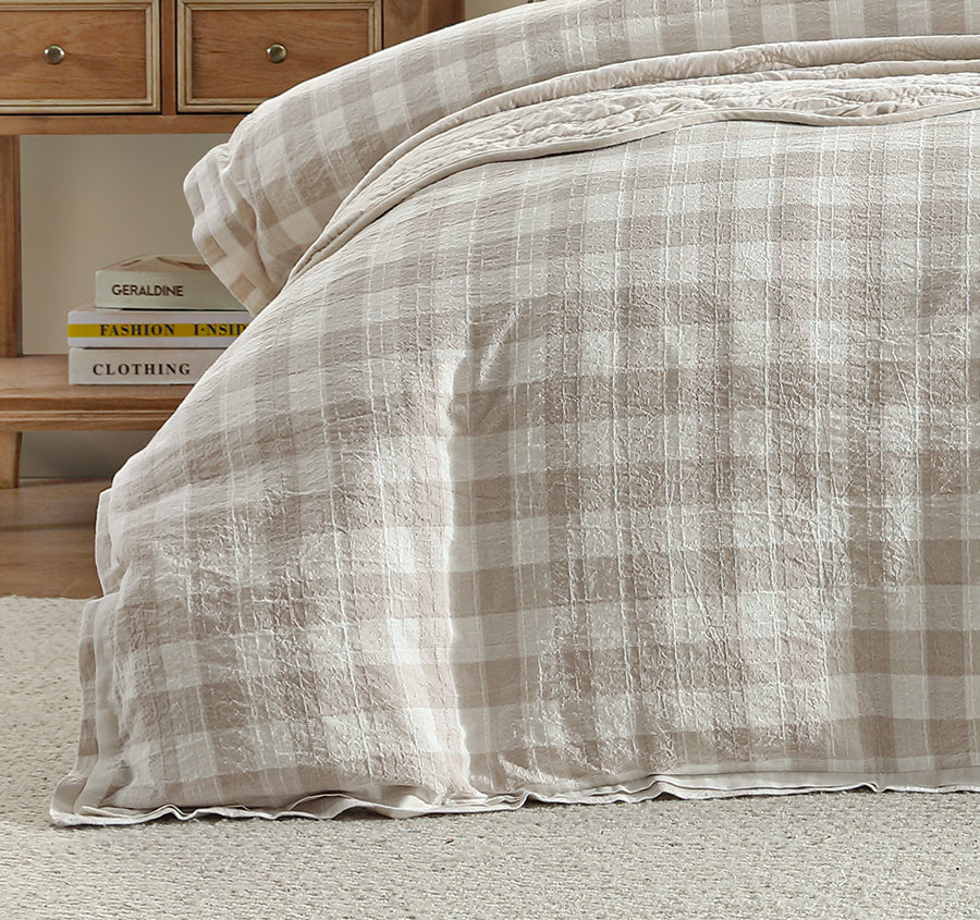 Waverley Quilt Cover Set Range Stone