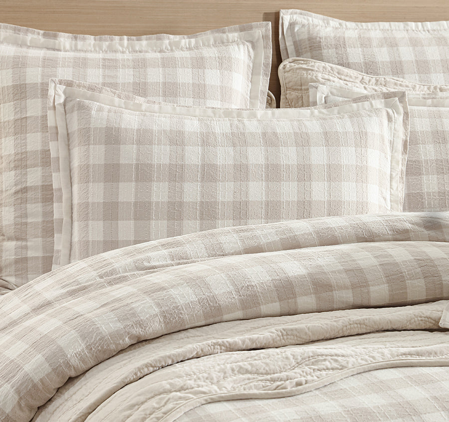 Waverley Quilt Cover Set Range Stone