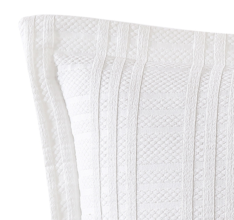 Winton 45x45cm Filled Cushion White