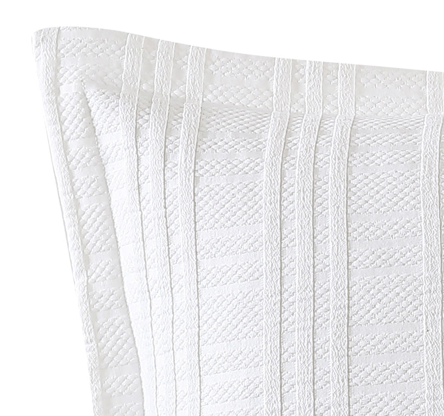 Winton European Pillowcase White