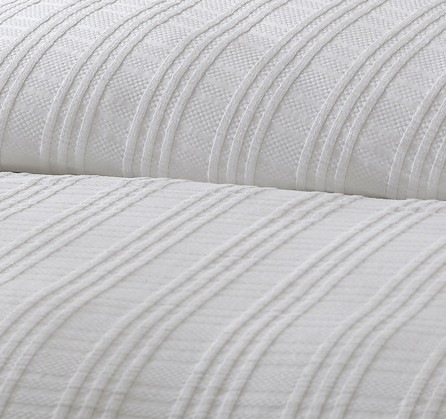 Winton Quilt Cover Set Range White