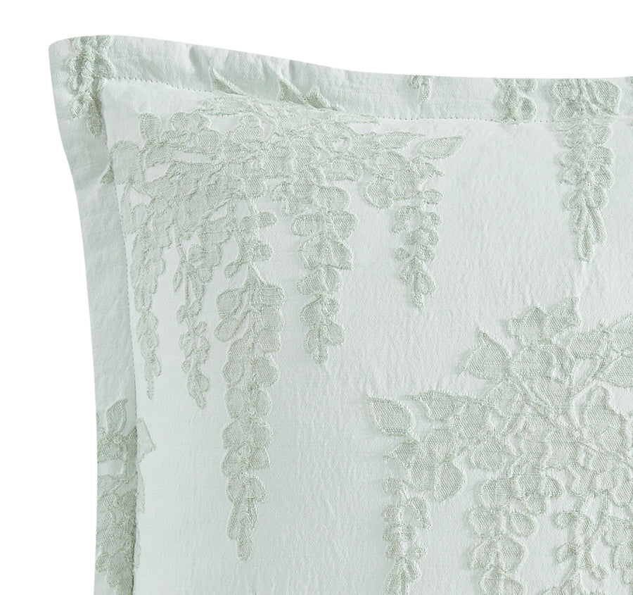 Wisteria 45x45cm Filled Cushion Sage