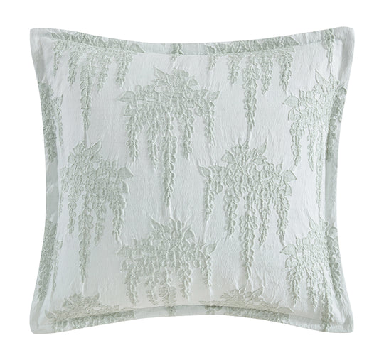 Wisteria European Pillowcase Sage