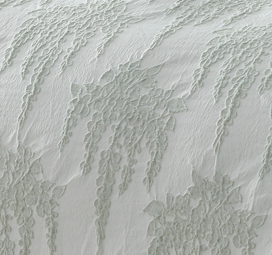 Wisteria Quilt Cover Set Range Sage