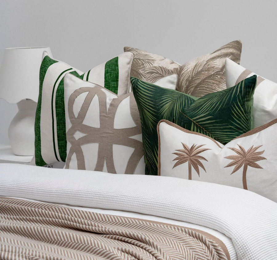 Bedford 50x50cm Filled Cushion Green