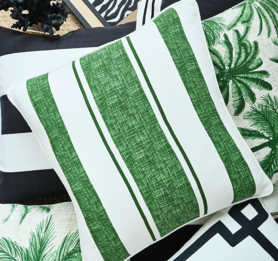 Bedford 50x50cm Filled Cushion Green